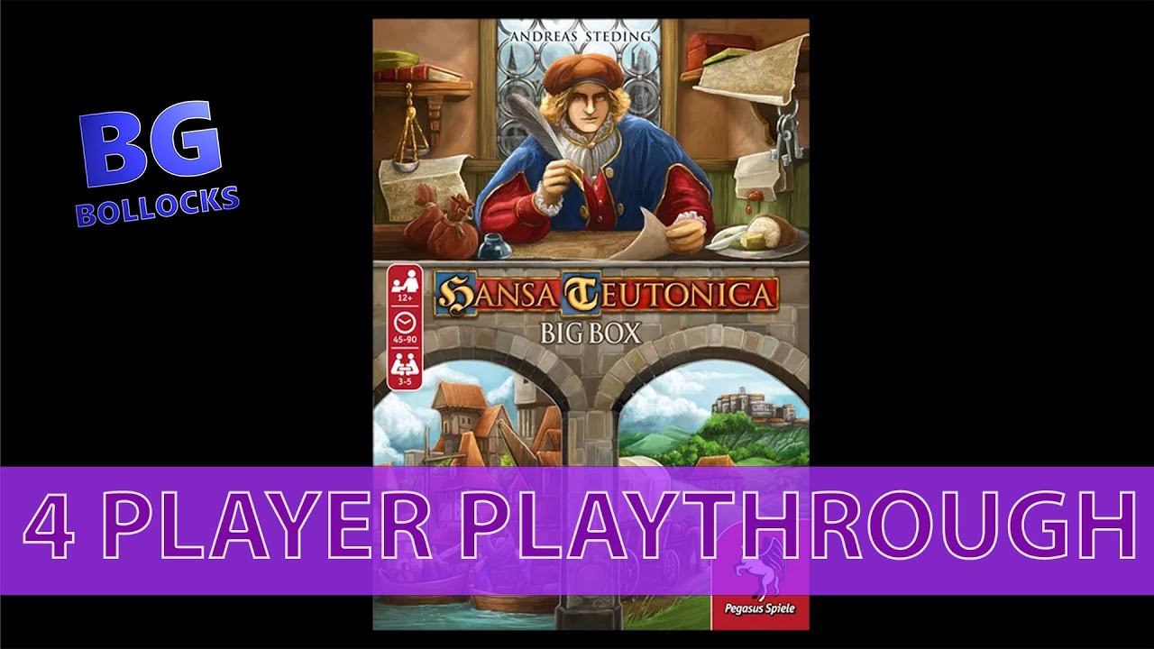 Hansa Teutonica - 4 Player Playthrough