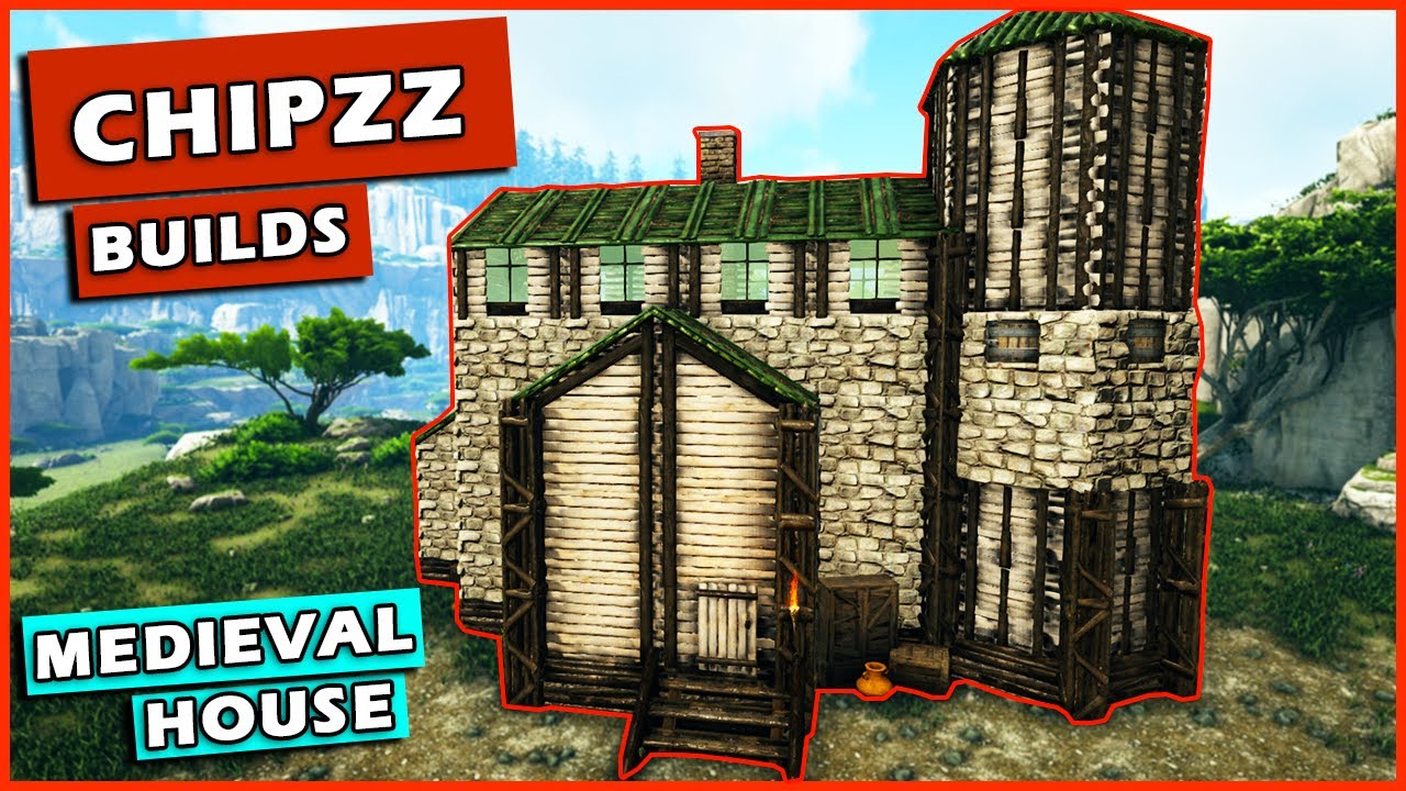 Ark: How To Build A Medieval House | No Clip Enabled | Building Tutorial