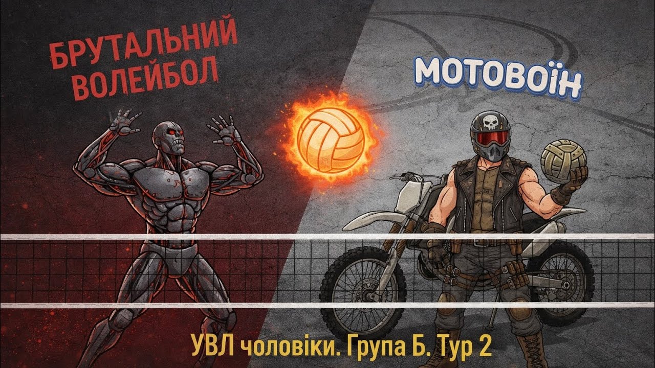 Брутальний волейбол💪 - 🏍️Мотовоїн. УВЛ чоловіки. Група Б. Тур 2. 15.1.26 Ч2