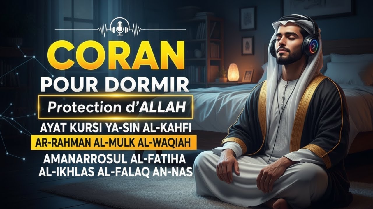 Coran Pour Dormir et Doua Islam Apaisante Pour Retrouver Paix, Sérénité et Protection