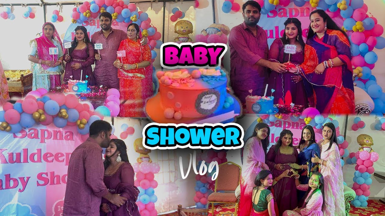 Our baby shower celebration 🎊🎉// masti with my girls gang //nanha mehmaan aane wala he🥰