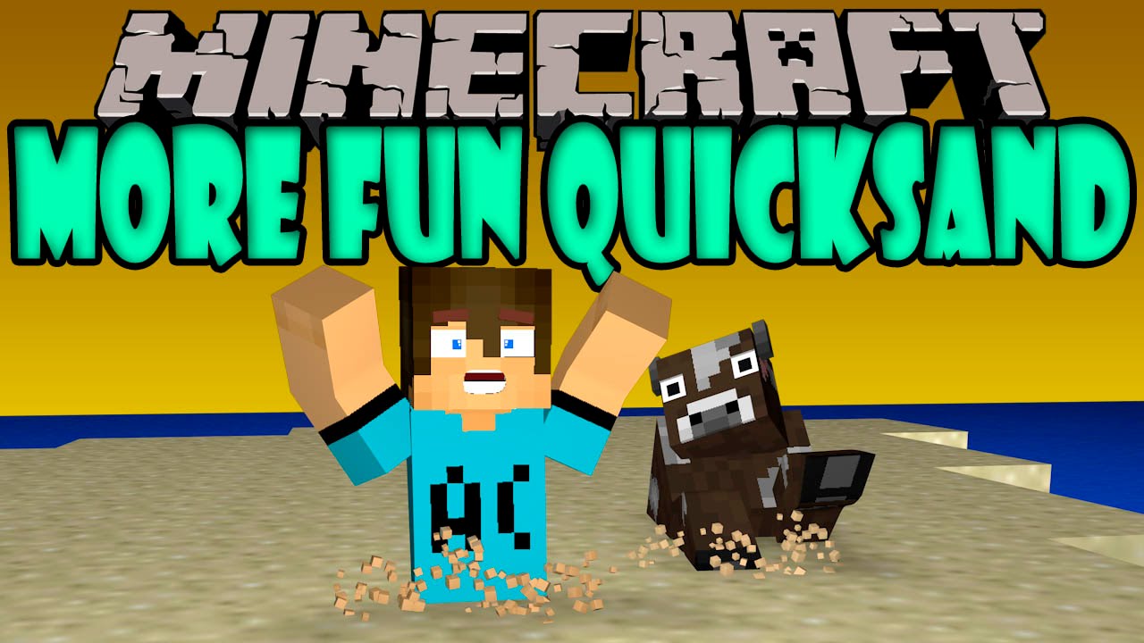 MORE FUN QUICKSAND MOD - Pantanos, Arena Movediza, lodo y mas! - Minecraft mod 1.6.4 y 1.7.10 Review