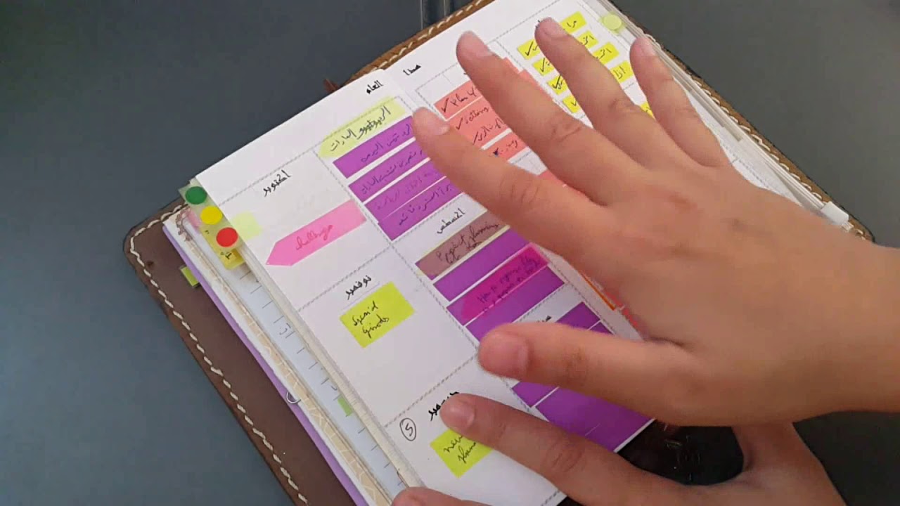 إزاي باستخدم اجندتي وحيل عملية لتسهيل الاستخدام - ج١ - Planner Setup & Hacks