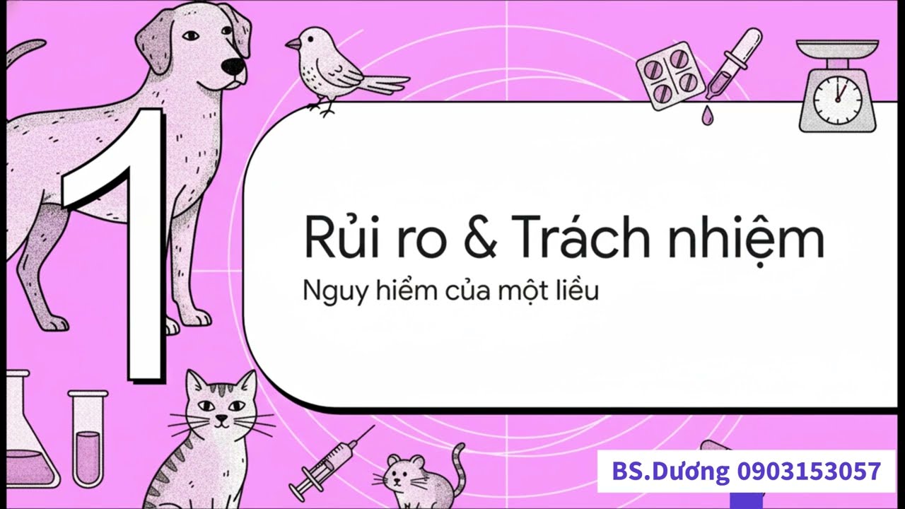 Cách tính liều lượng thuốc kỹ năng cốt lõi của người chăn nuôi và bác sĩ thú y