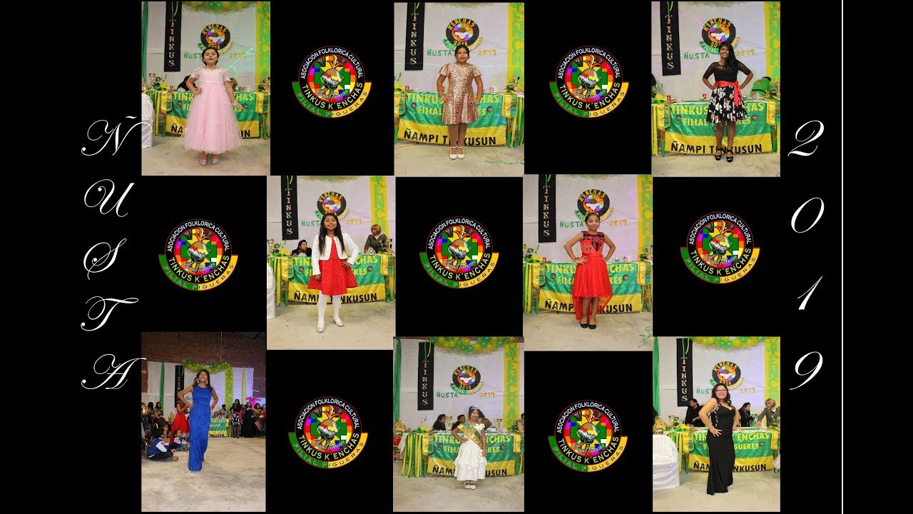 Elección de Ñusta 2019 Tinkus K'enchas Filial Figueras
