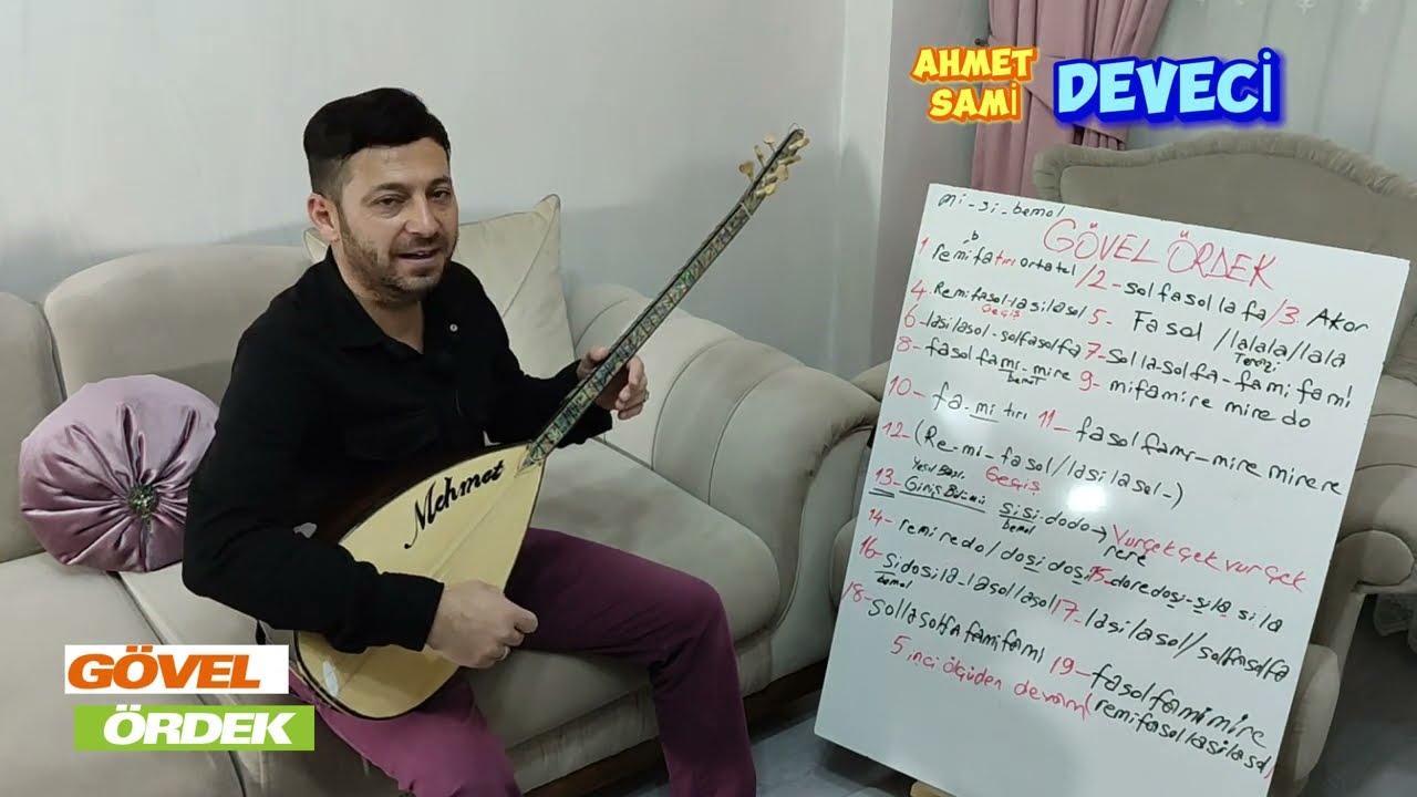 GÖVEL ÖRDEK /UZUN SAP BAĞLAMA /SOLFEJ DERSİ