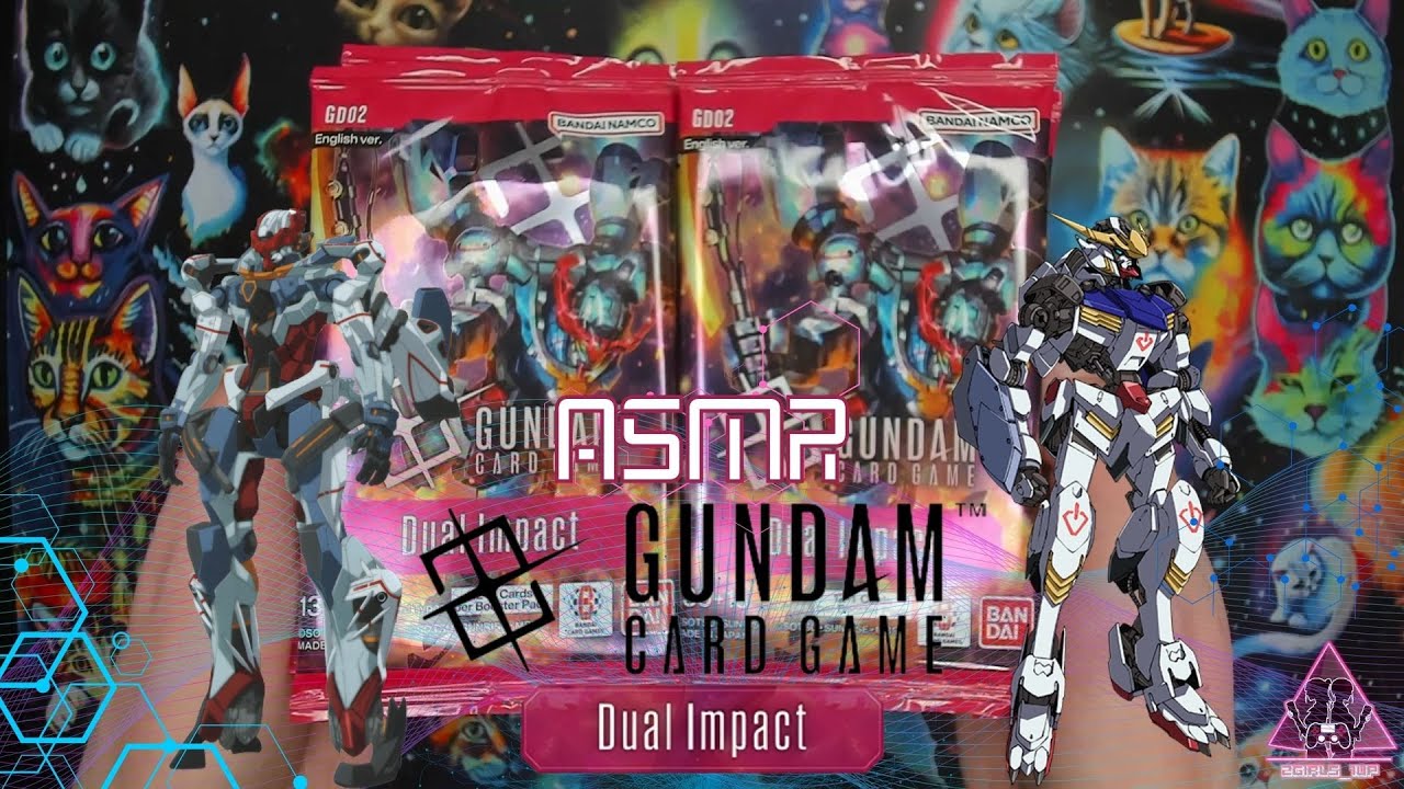 Карточная игра Gundam ASMR | Dual Impact 🔥 БЕЗУМНЫЕ ВЫПАДЕНИЯ!!