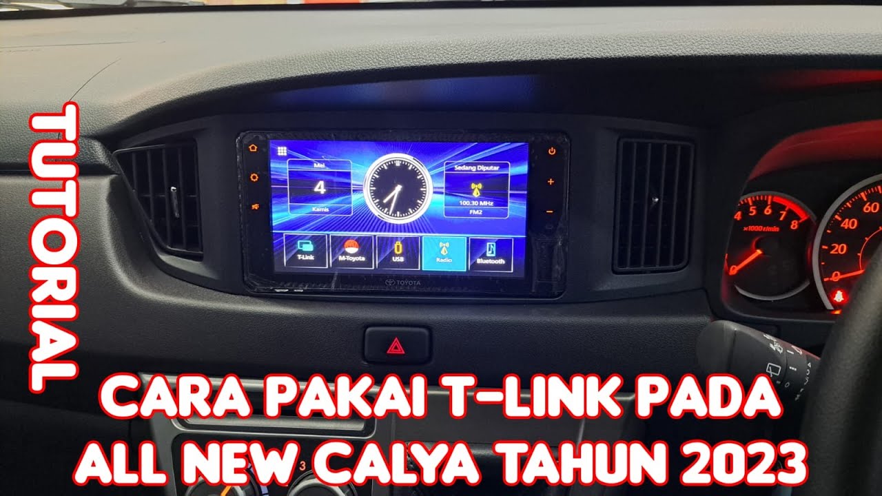 Tutorial Cara Pakai T-Link Pada Head Unit All New Calya Type G Tahun 2023 |Toyota Medan 085362072000