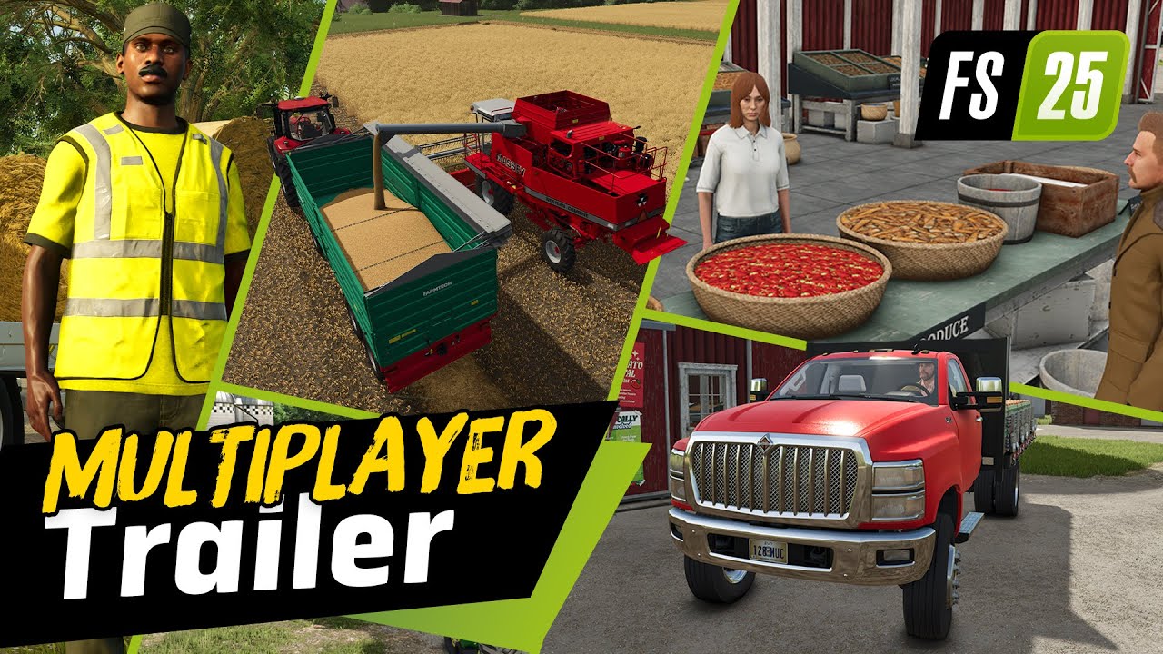 &laquo;Эта ферма &mdash; НАША ферма&raquo; &mdash; многопользовательский трейлер | Farming Simulator 25