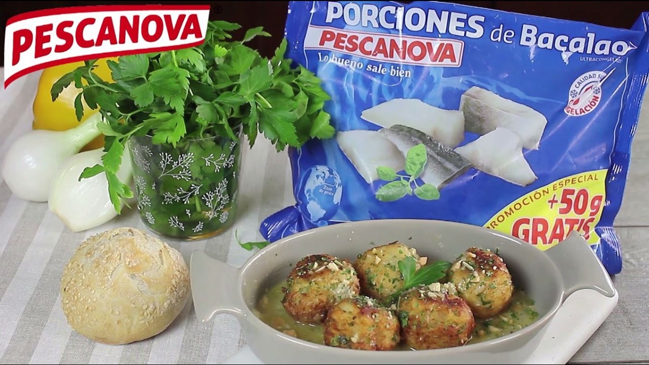 Albóndigas de bacalao -Receta