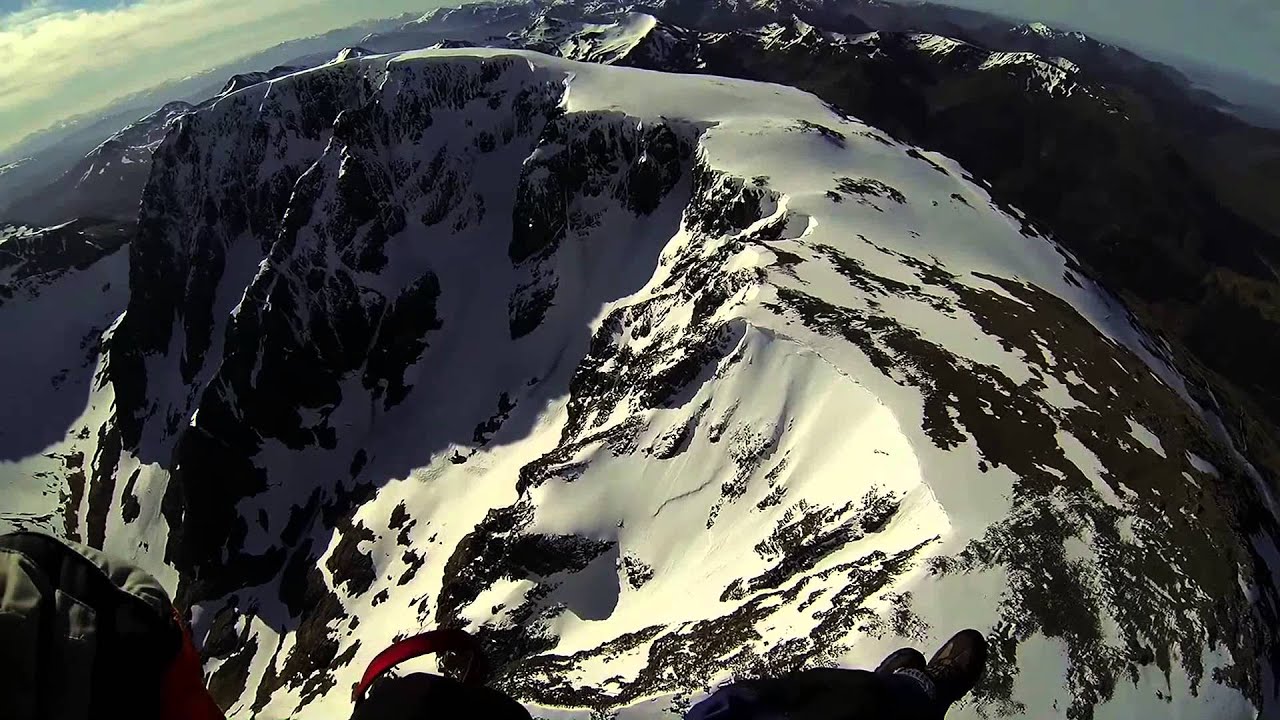 Paramotor flight Ben Nevis 2014