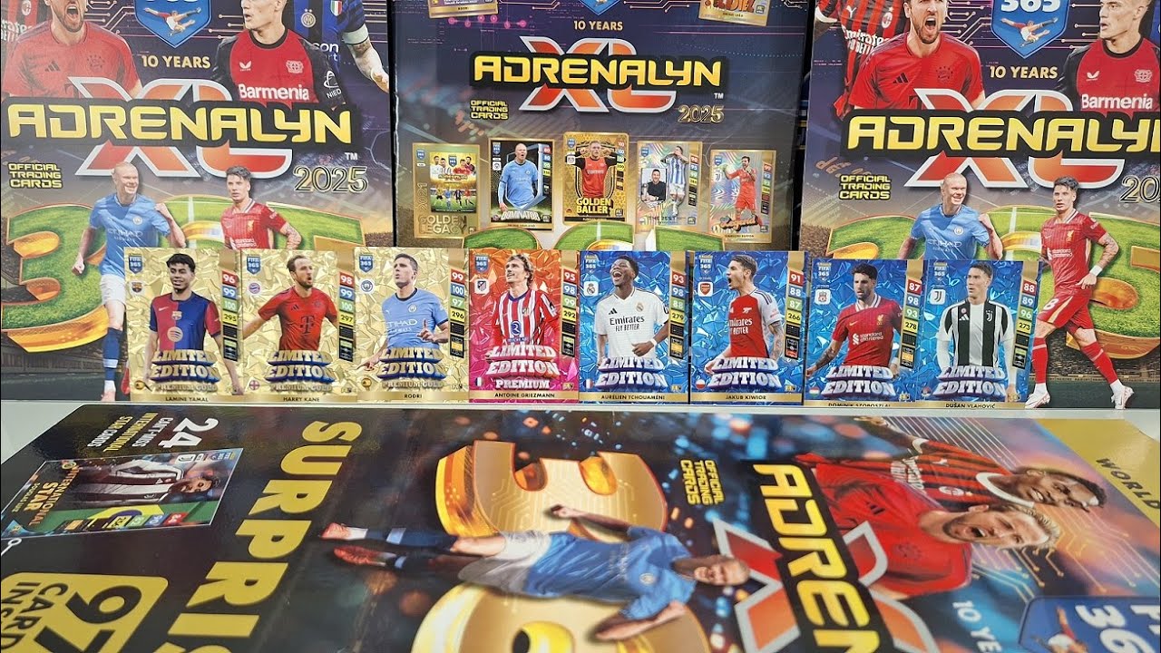 HIT! POJEDYNEK KART LIMITED EDITION KARTAMI PANINI FIFA 365 2025 - SASZETKI Z KALENDARZA ADWENTOWEGO