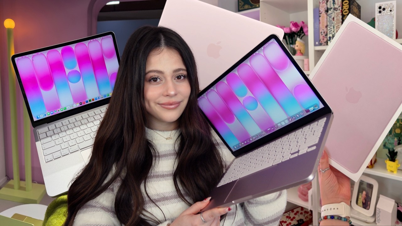 Распаковка розового MacBook Neo (наконец-то розовый MacBook у нас!💻🎀)