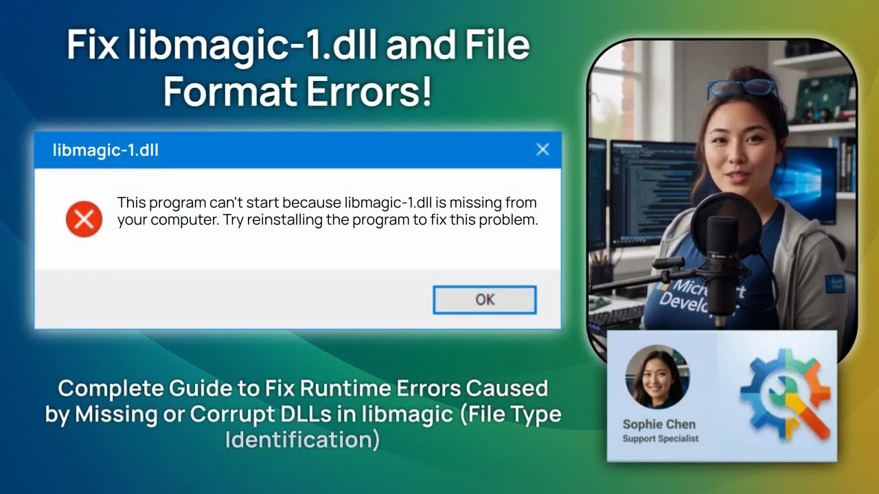 Fix libmagic-1.dll and File Format Errors!