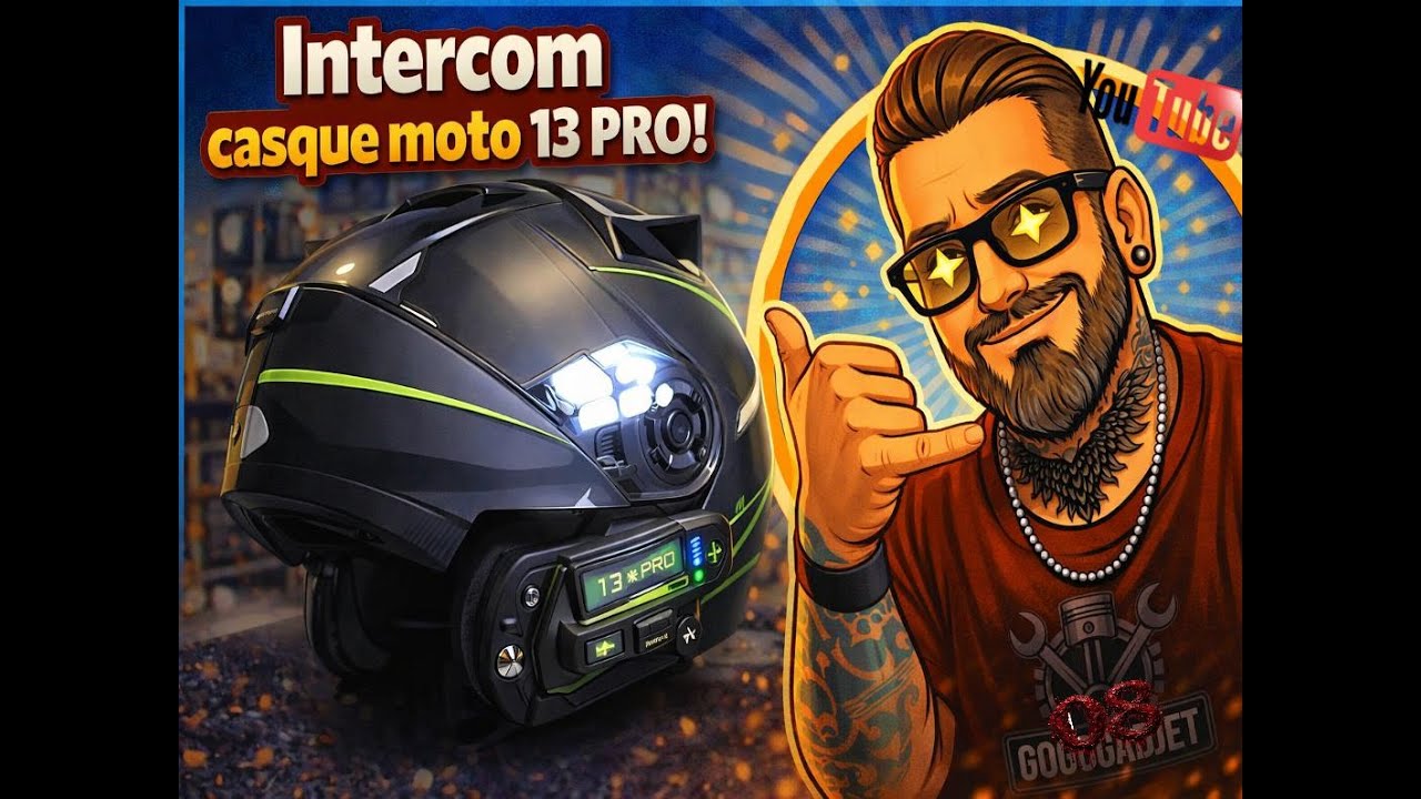 TUTO intercom casque moto