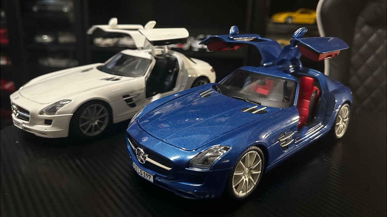 Mercedes SLS 1:18 от Maisto — обновления и обзор