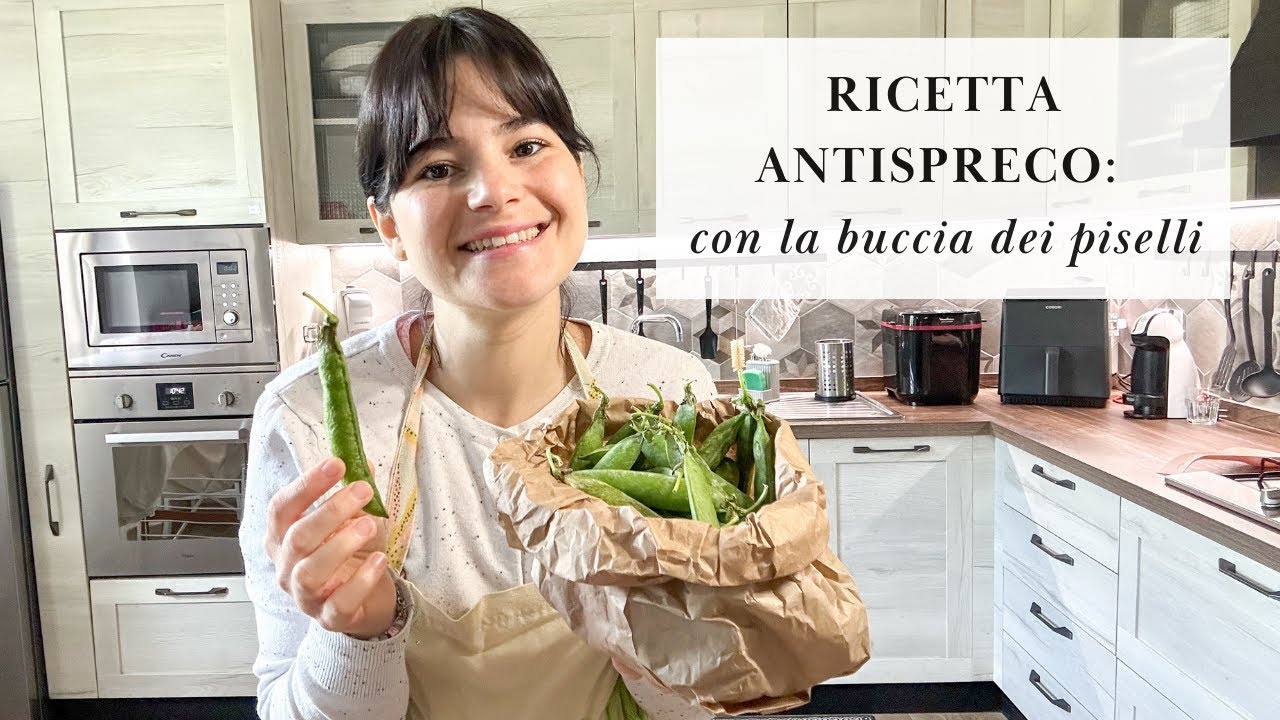 RICETTA ANTISPRECO 🌱:  con la BUCCIA DEI PISELLI