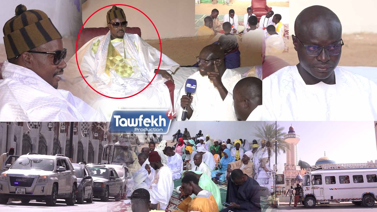 ZIAR GENERAL SERIGNE BASSIROU MBACKE BOROM KAAY BAKH au près du Serigne Bassirou MBACKE Abdou Khadre