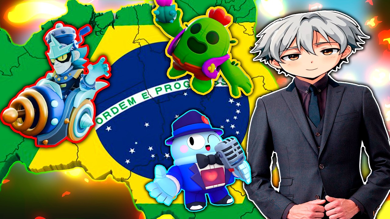 1 BRAWLER POR REGIÃO DO BRASIL SIL SIL SIL