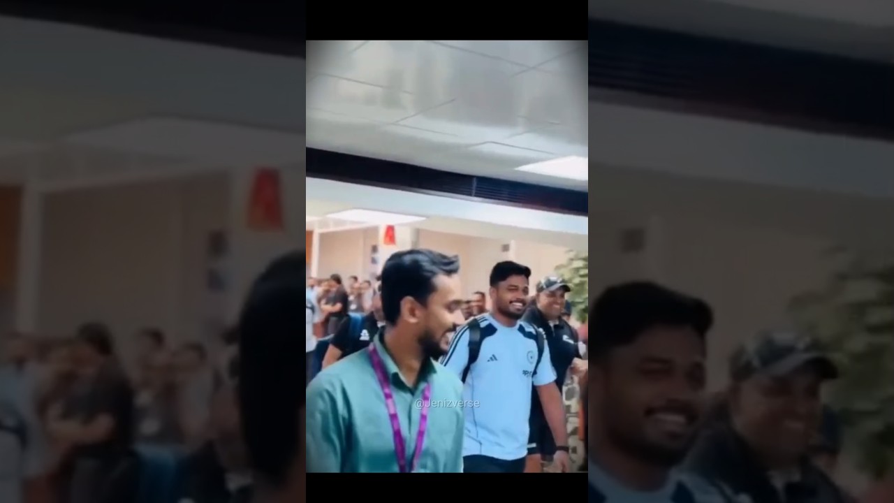 Indian Cricket Team Arrives in Trivandrum 🇮🇳🔥 