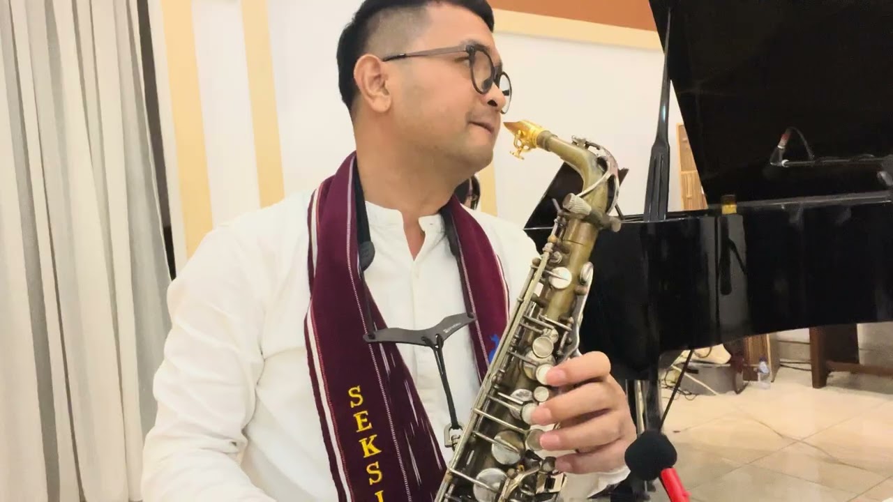 Saxophone Buku Ende HKBP No. 695 : “JESUS TUHANKU DI HO MA AU ON”