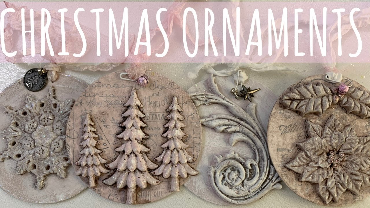 Christmas Ornaments with IOD Moulds