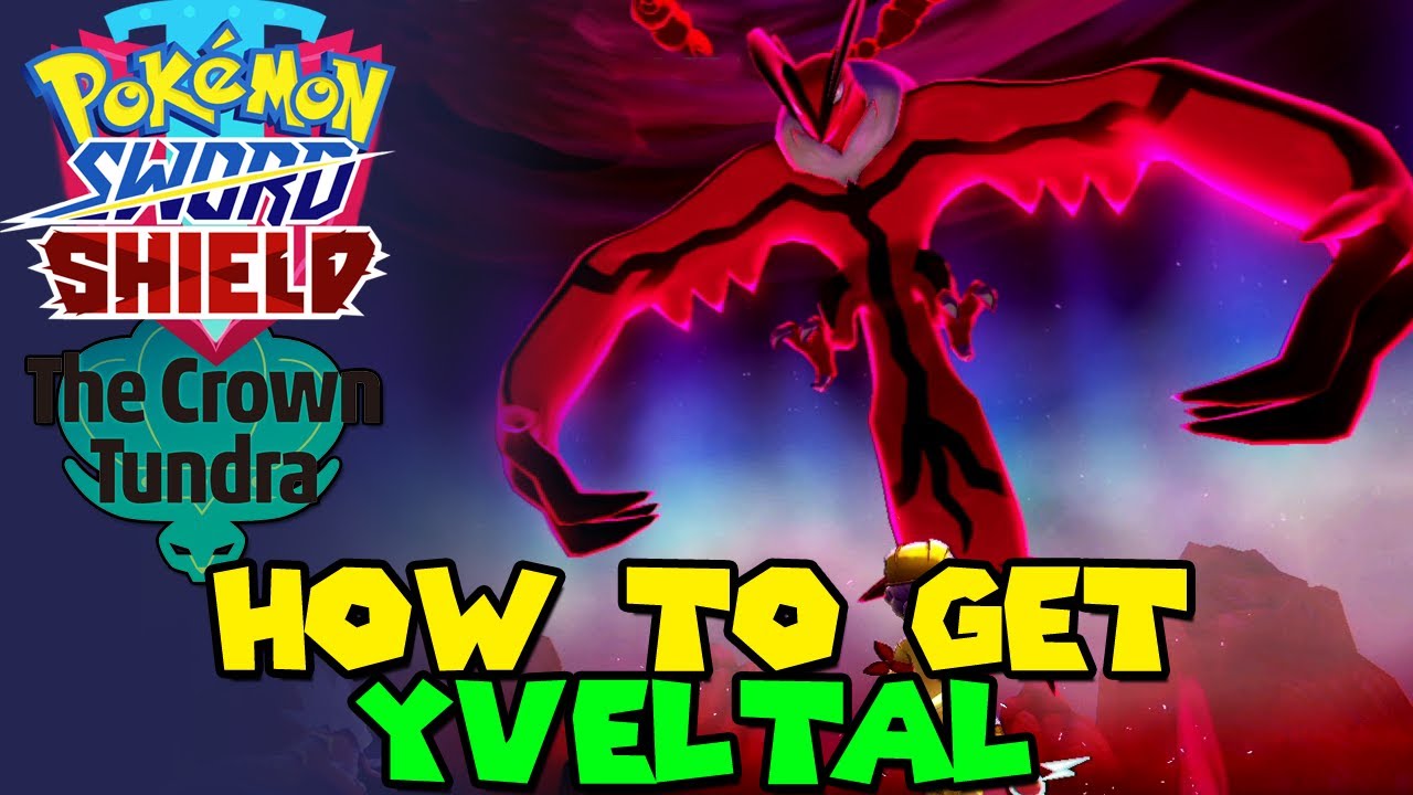 How to get YVELTAL in Crown Tundra Pokemon Sword & Shield DLC Legendary Pokemon