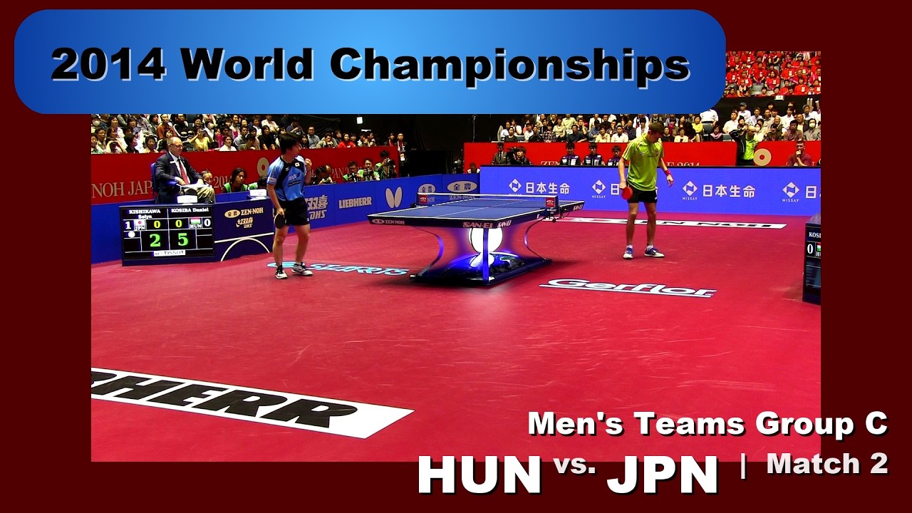 2014 WTTC Men's Teams Group C: HUN - JPN Match 2: Daniel Kosiba v Seiya Kishikawa