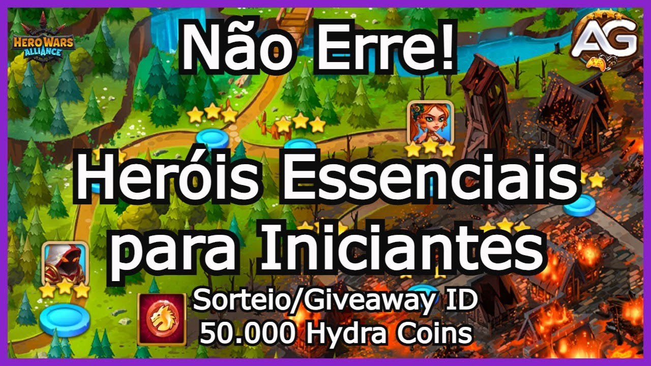 Melhores Heróis para Investir no Início em Hero Wars Alliance + Sorteio de Moedas da Hidra