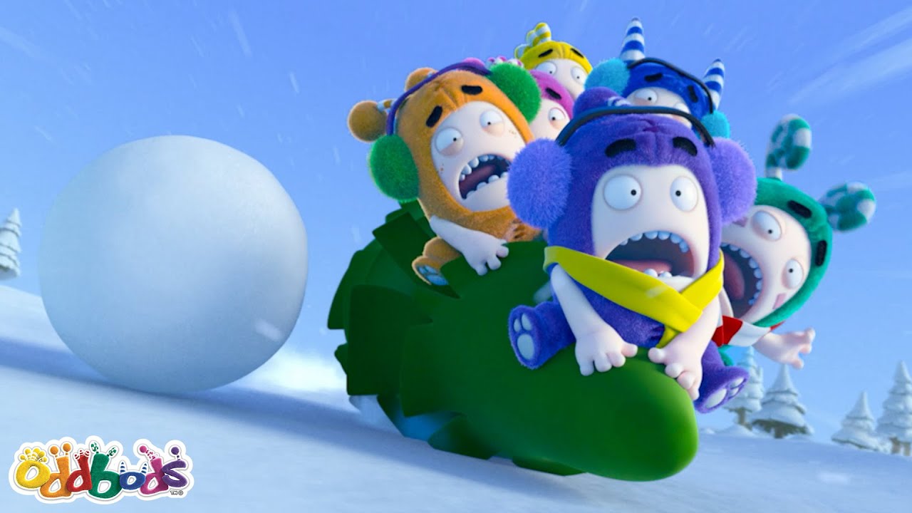 Santa Swap - Oddbods Christmas Special! | ODDBODS 😂 | Old MacDonald's Farm| Animal Cartoons for Kids