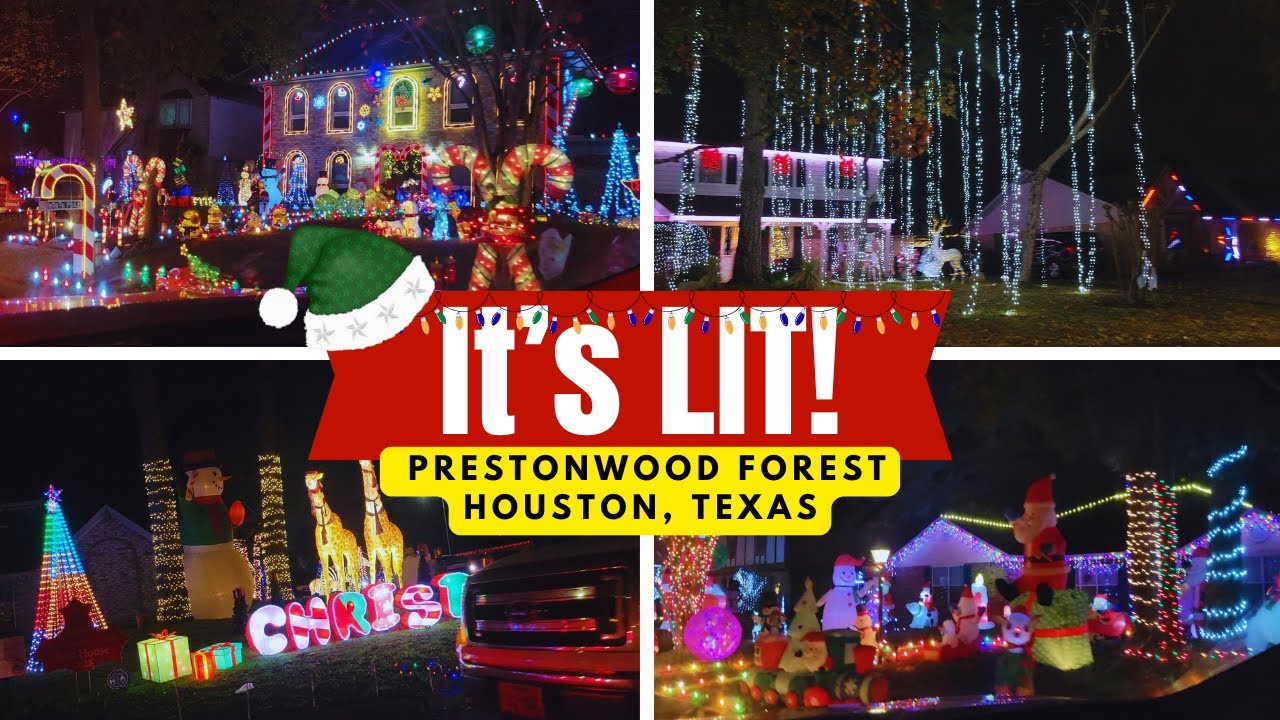 Our First Time at Prestonwood Forest Christmas Lights | Houston TX