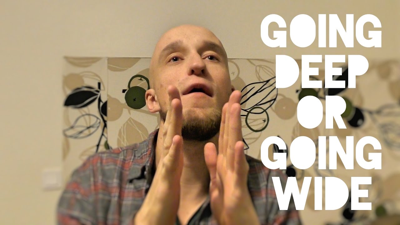Going deep or going wide? How to approach learning new skills