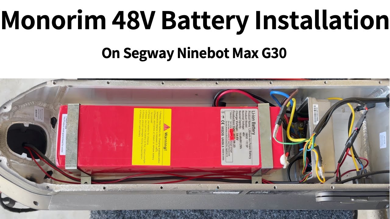 Monorim 48V internal battery Installation.