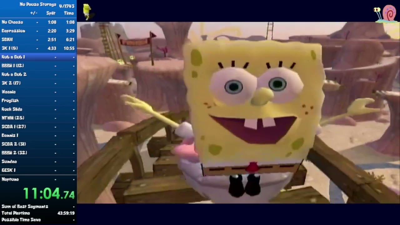 The SpongeBob SquarePants Movie [Xbox] | No Pause Storage (