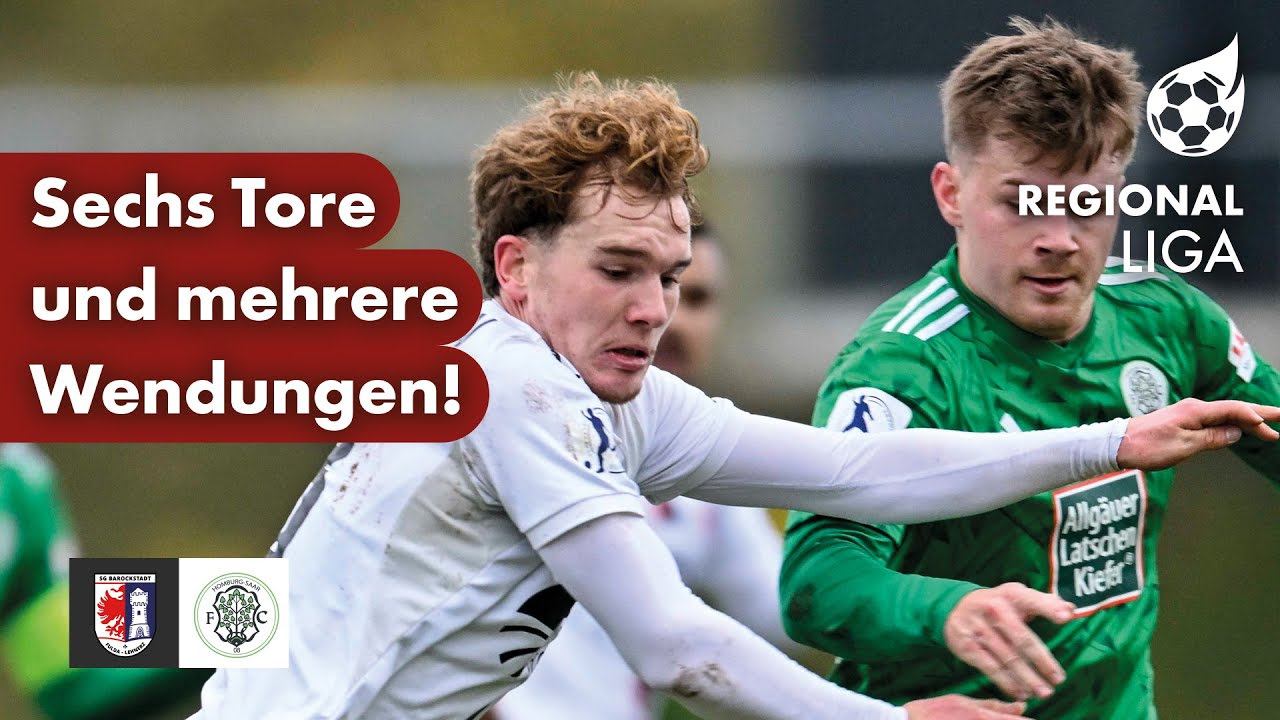 Torspektakel in wildem Regionalliga-Duell | SG Barocsktadt &ndash; FC Homburg | Fu&szlig;ball-Highlights