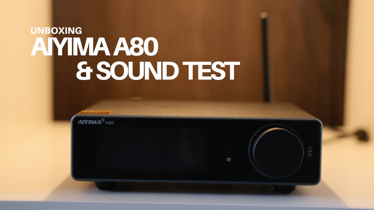 I Messed Up The Sound Test! AIYIMA A80 | Bluetooth + Vinyl Playback (Unboxing Included)