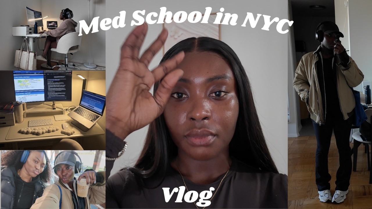 Med School in NYC diaries | A Realistic week in my life as a med student, productive days