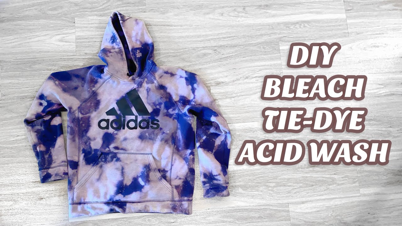HOW TO: BLEACH TIE DYE / ACID WASH ! | Janelle Mariss