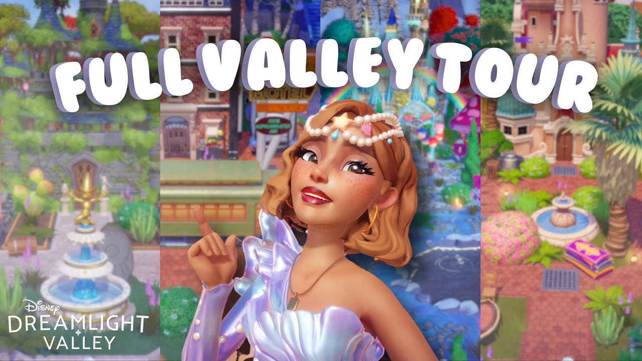ПОЛНЫЙ ТУР ПО ГЛАВНОЙ ДОЛИНЕ + ОСТРОВА - Disney Dreamlight Valley