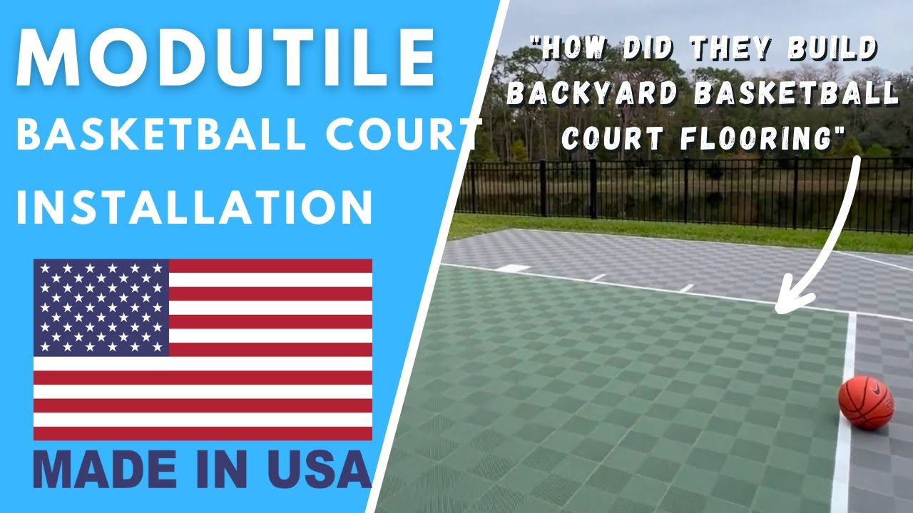 Watch how they built their backyard basketball court! And how much it cost ?