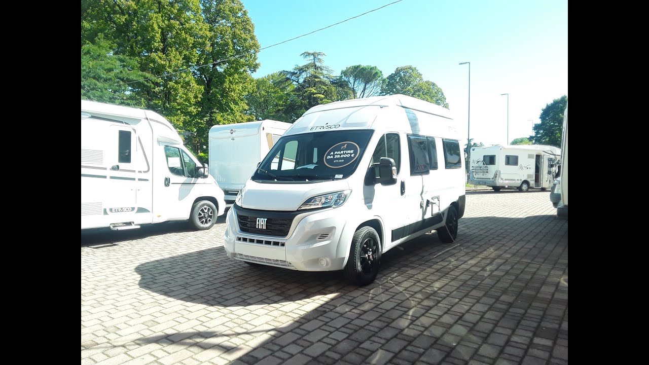 Etrusco CV540DB GAMMA 2022 Camper furgonato 540cm con soffietto, nuovo Fiat Ducato, da Silvia Camper