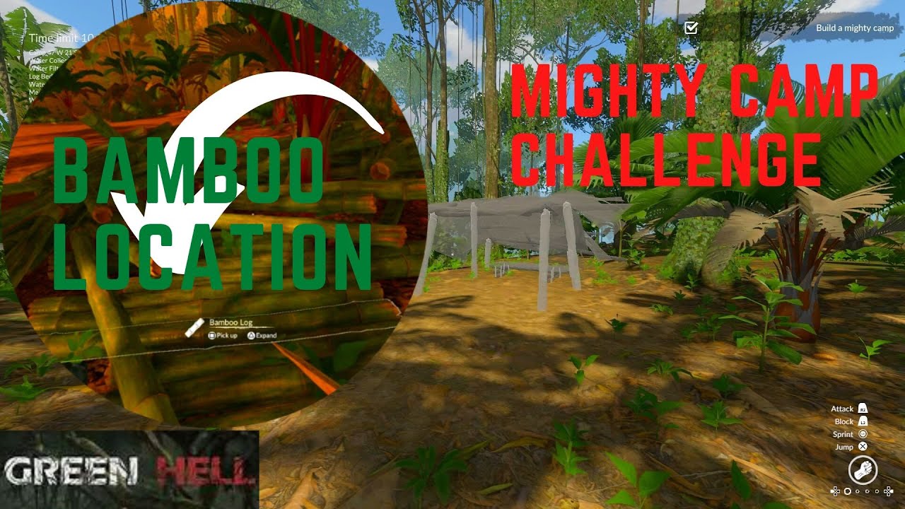 Green Hell  / Mighty Camp Challenge Guide / I'm Not Afraid of Any Work Trophy / Achievement 3/7