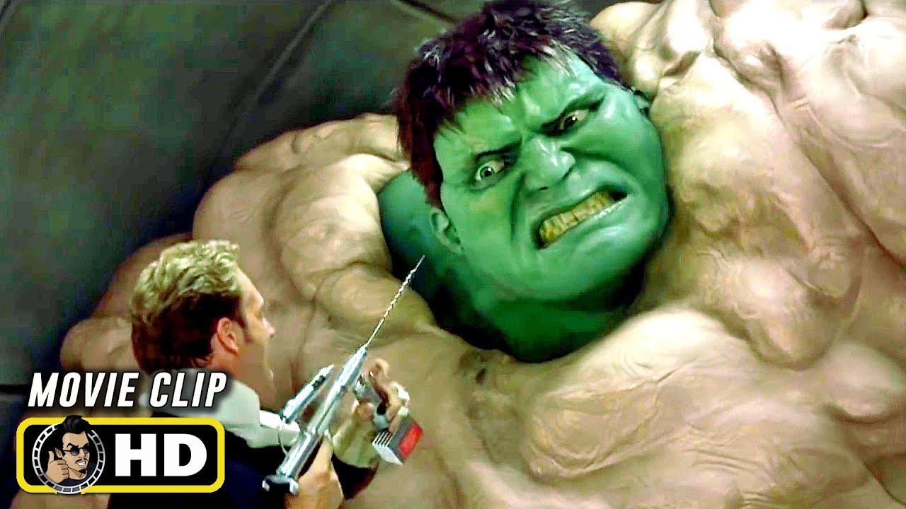 HULK (2003) Hulk Escapes Military Base [HD] Marvel