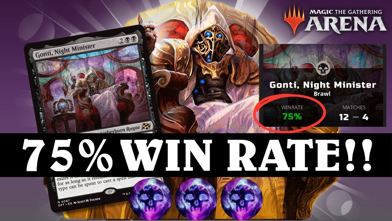 【Historic Brawl Deck】😈|  Gonti overcame his weaknesses  | Gonti, Night Minister