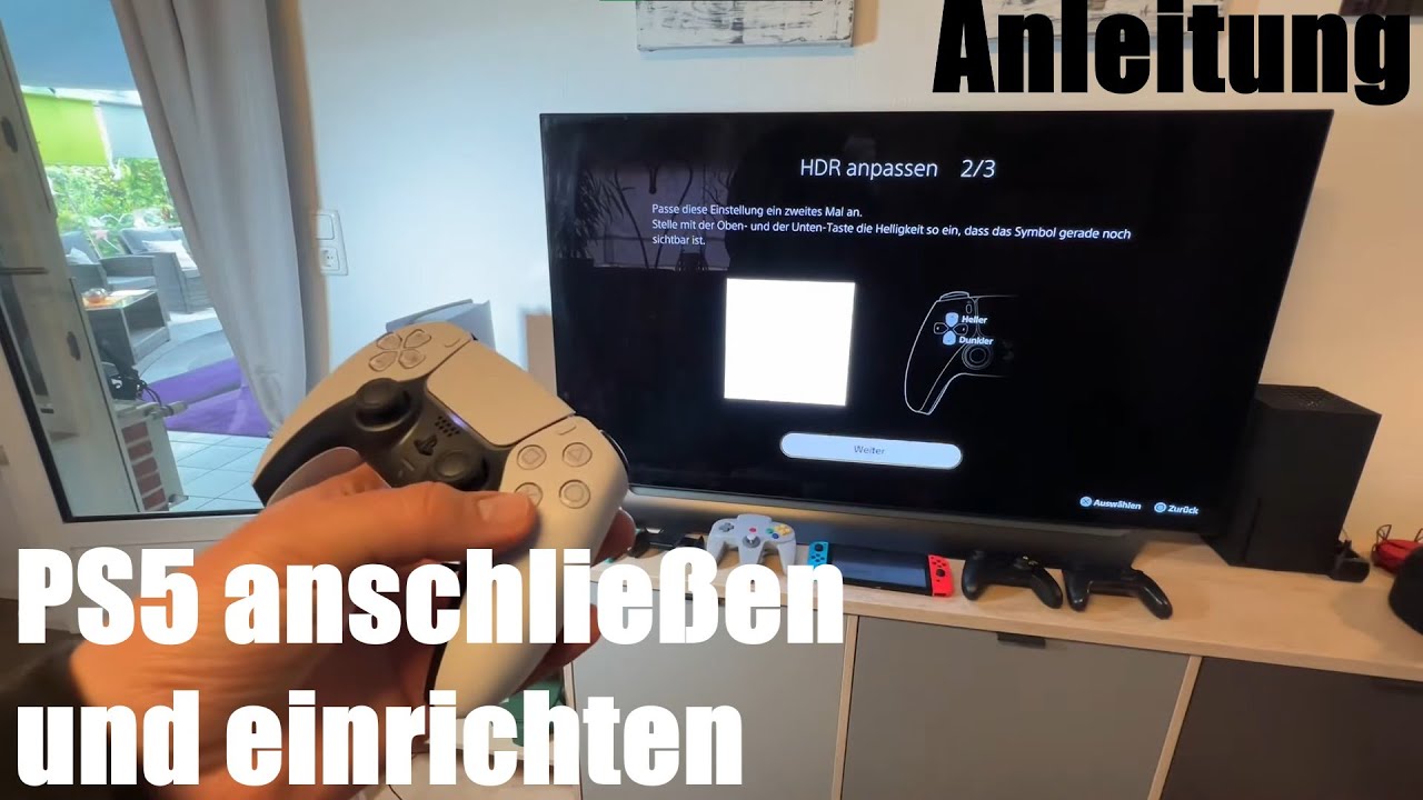Sony PlayStation 5 (PS5) - Next-Gen Konsole anschließen und einrichten Anleitung