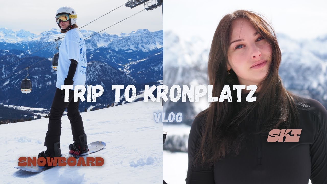Skiurlaub | Trip to Kronplatz | Bruneck Südtirol | travel vlog 🎿🏔️