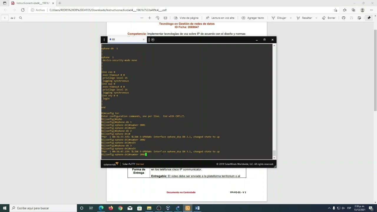 Implementacion de VoIP con GNS3