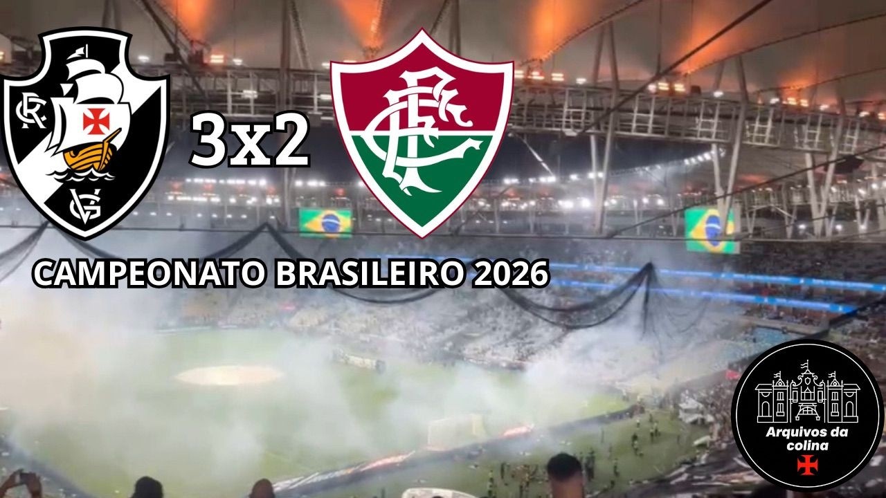O SHOW DA TORCIDA DO VASCO QUE VIROU O JOGO CONTRA O FLUMINENSE | VAS 3x2 FLU