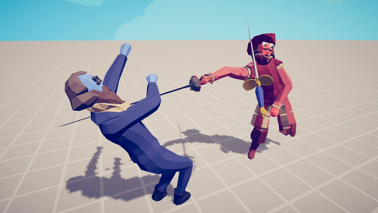 TABS | Fencer Vs Teacher!! | Rematch V2 | Who Won The Battle?!! |