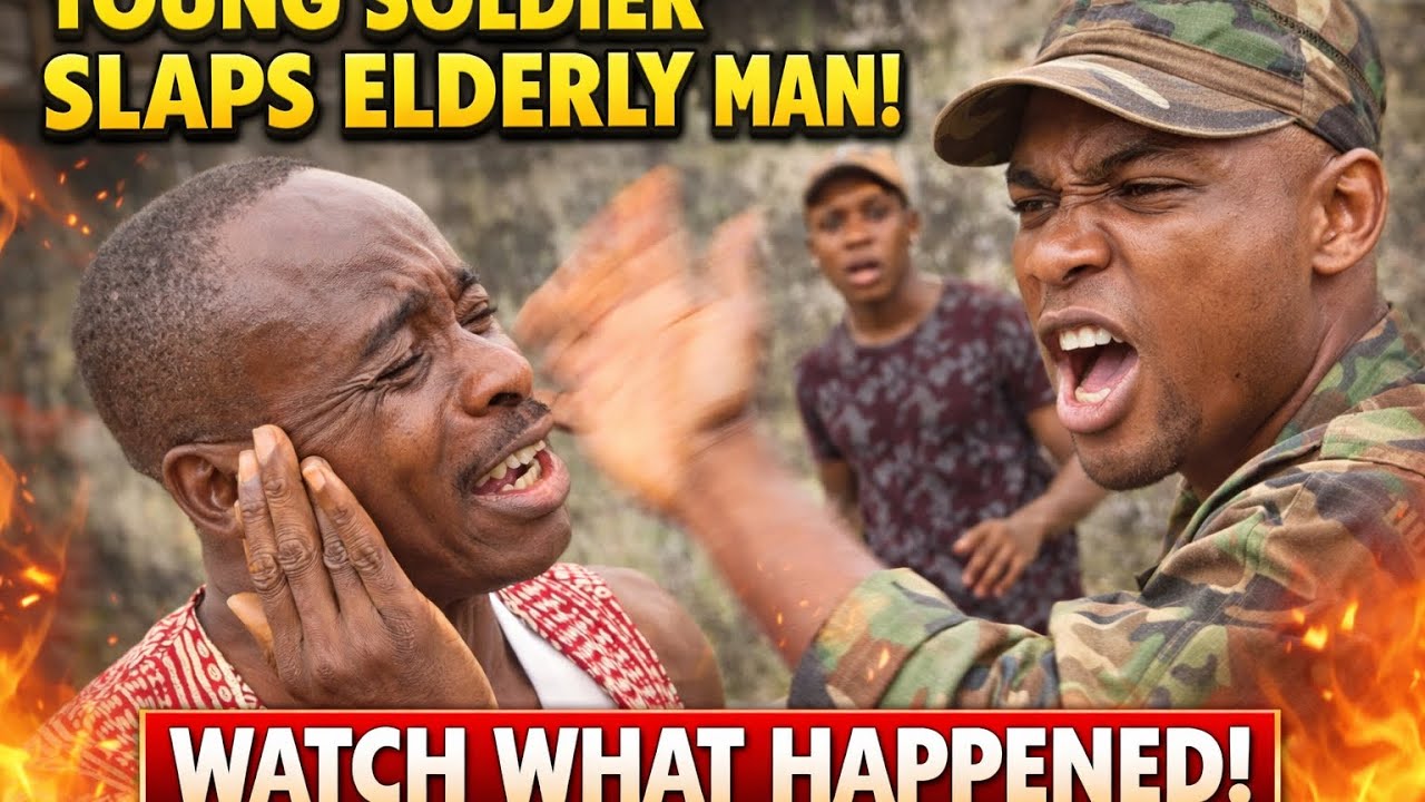 Young Soldier Slaps an Elder… What Happened Next Will Shock You!